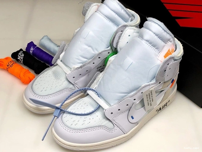 Cheap Husky 1 AQ0818-100 High Off-White Jordan Air Retro White 0822
